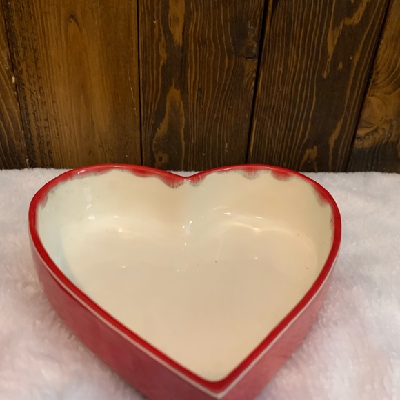 Vintage Red Heart Romantic Trinket Box-70s to 80s-Ceramic - Picture 4 of 15